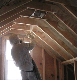 Grand Prairie TX attic spray foam insulation